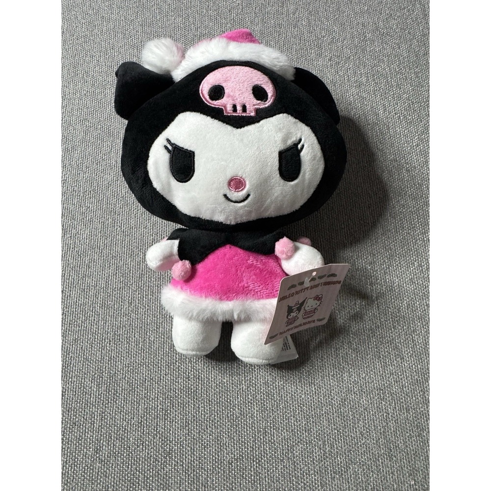 Sanrio - 9.5 Inch Holiday Kuromi with Pink Dress and Hat With Tag